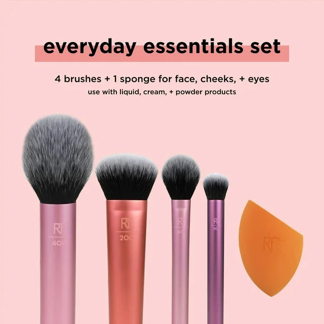 Real Techniques - Soft Bristles Makeup Brushes Set of 5