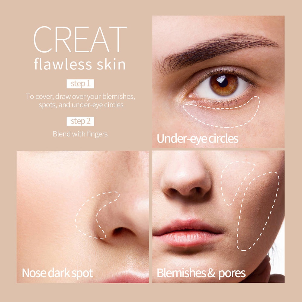 Most Viral 3 in 1 Full Coverage Concealer Kit