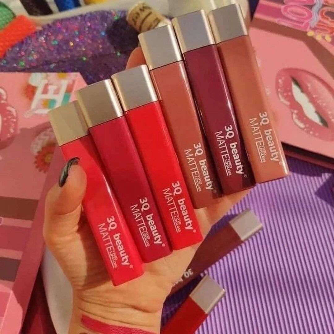 3Q Beauty - Love You Matte Velvet Lip Gloss Set of 12