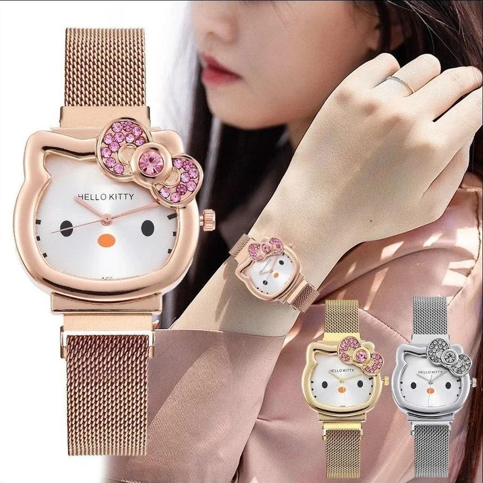 Hello Kitty Vintage Diamond Bow Watch