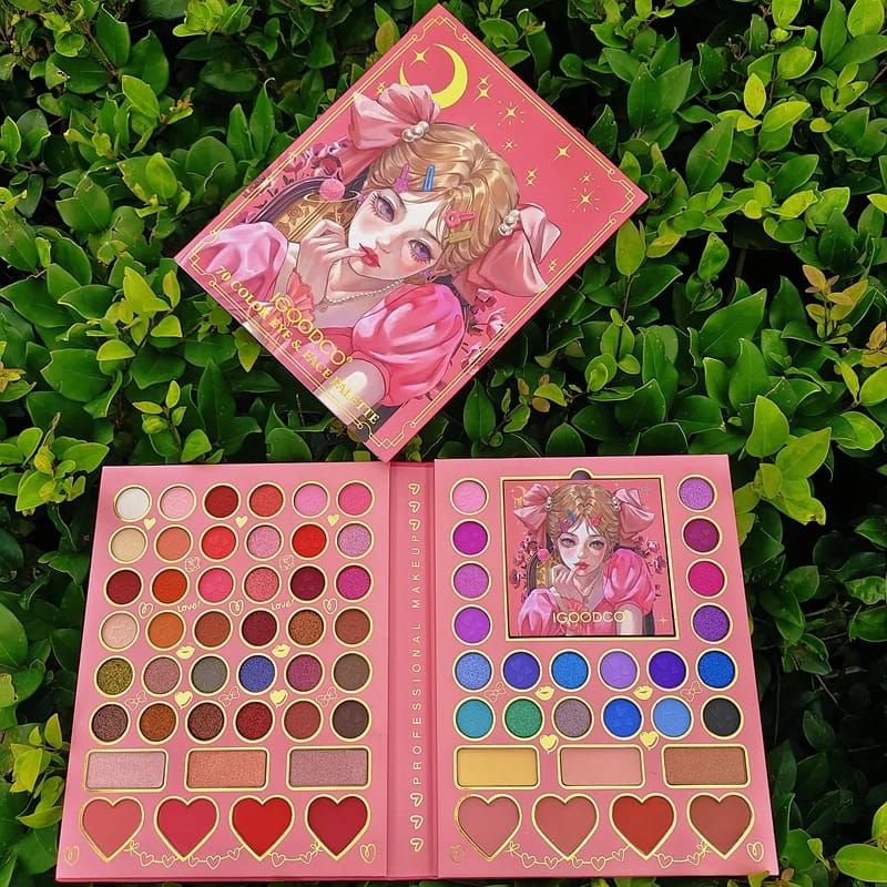 IGOODCO - 70 Colors Scary Girl Makeup Book Palette