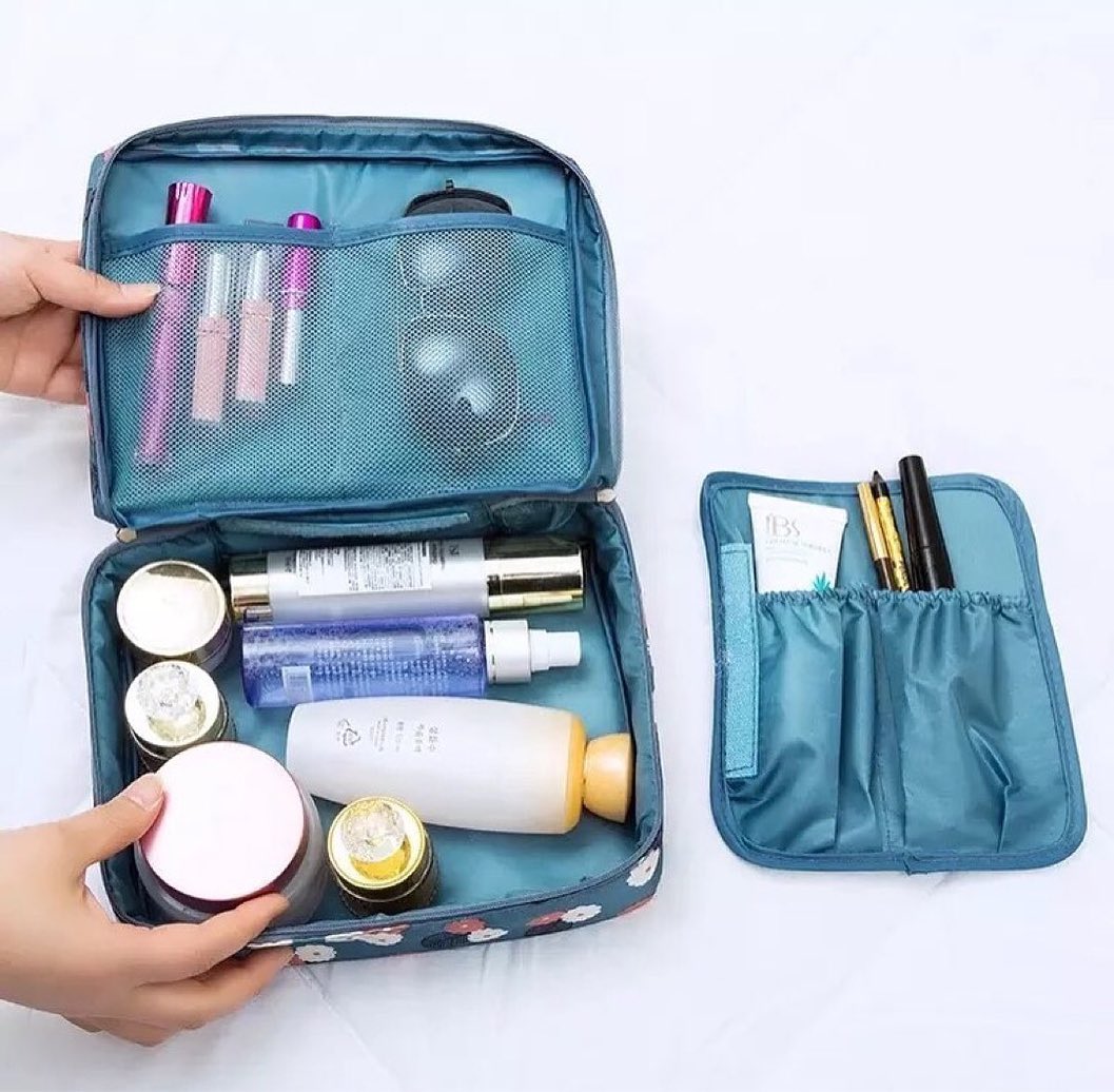 Travel Zipper Waterproof Cosmetic Pouch
