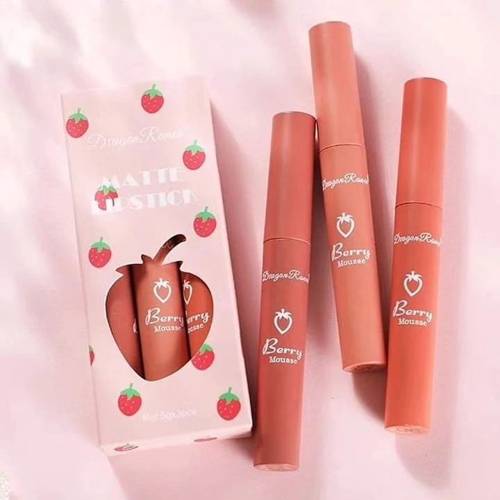 Dragon Ranee - Strawberry Sweet Lip Gloss Set of 3