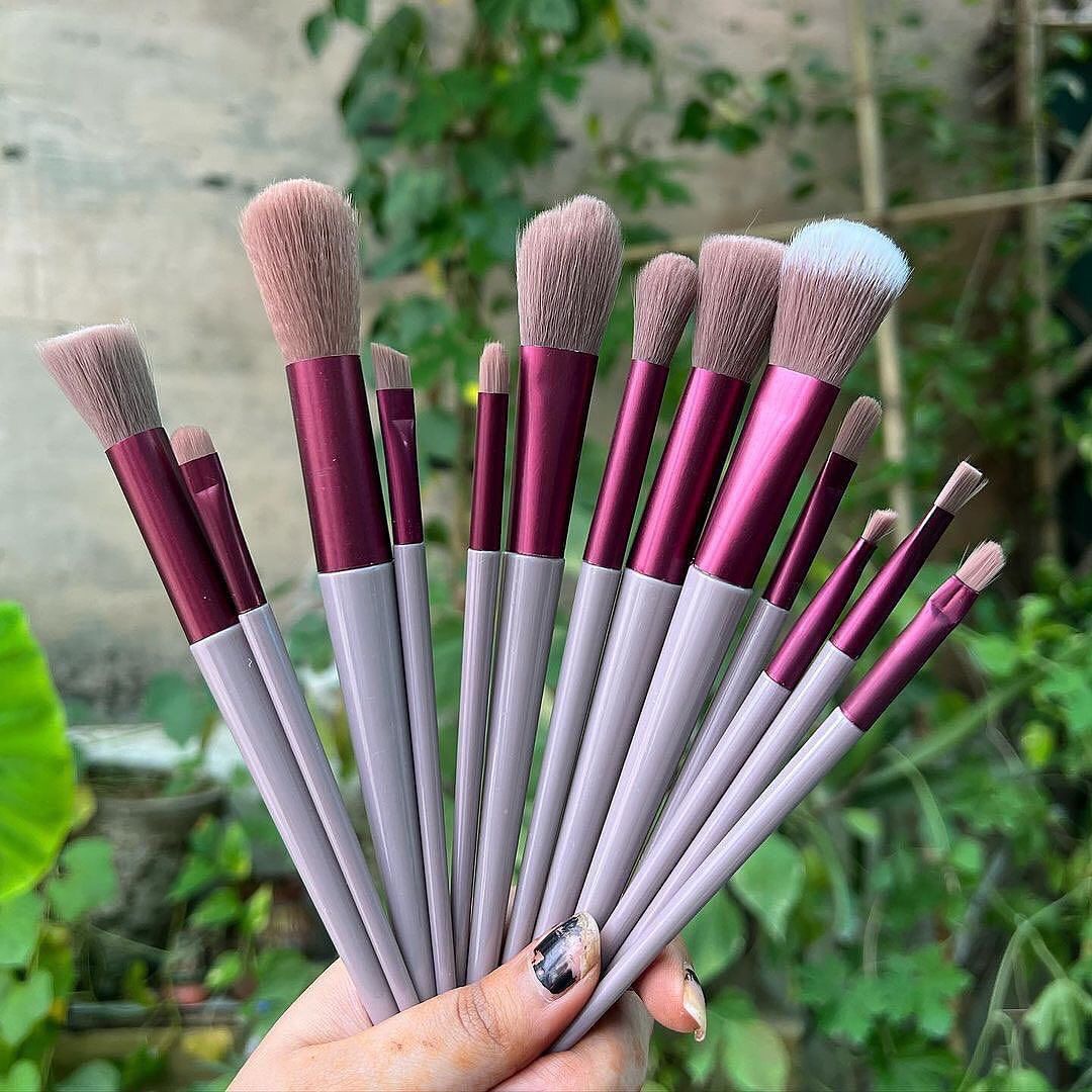 Fix - Soft Makeup Brushes with Velvet Pouch Set of 3