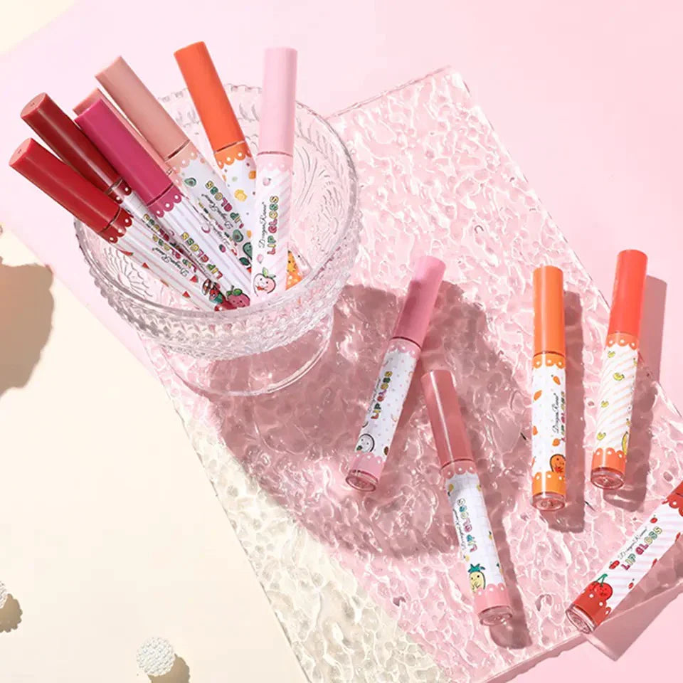 Dragon Ranee - Natural Fruits Lip Gloss Set of 3