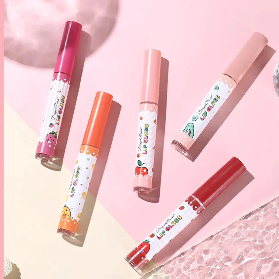 Dragon Ranee - Natural Fruits Lip Gloss Set of 3