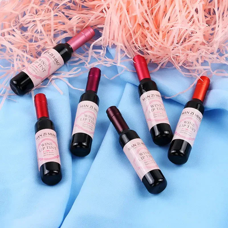 Wine Bottle Shape Lip Tint Set of 6