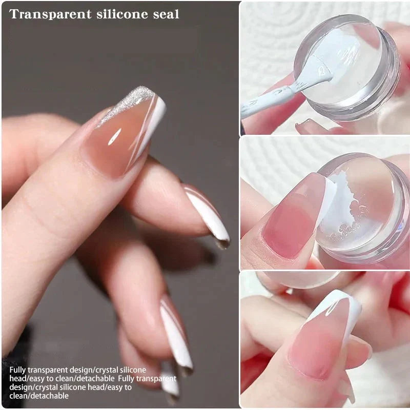 French Silicone Nail Art Stamper