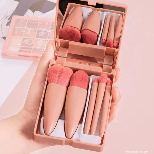 Kawaii Mini Fluffy Makeup Brushes Pack of 5