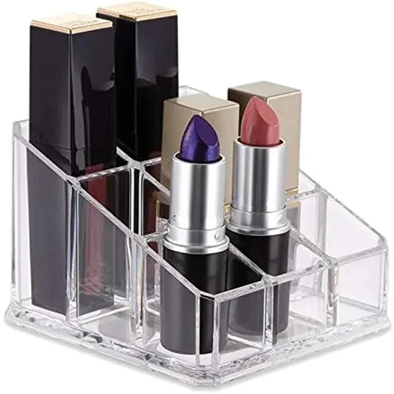 9 Grid Acrylic Lipstick Organizer